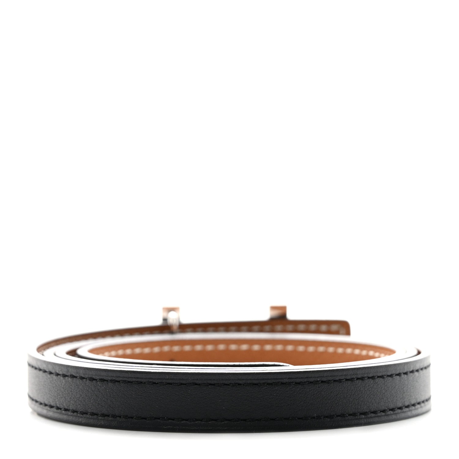 Hermes Epsom Swift 13mm Focus Belt 85 34 Gold Black 2 of 6