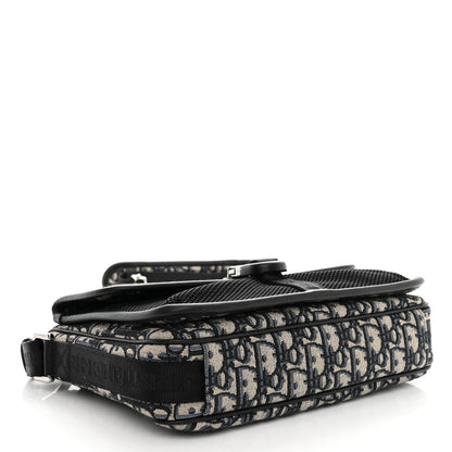 Christian Dior Oblique Mesh Dior 8 Bag With Strap Black 4 of 10