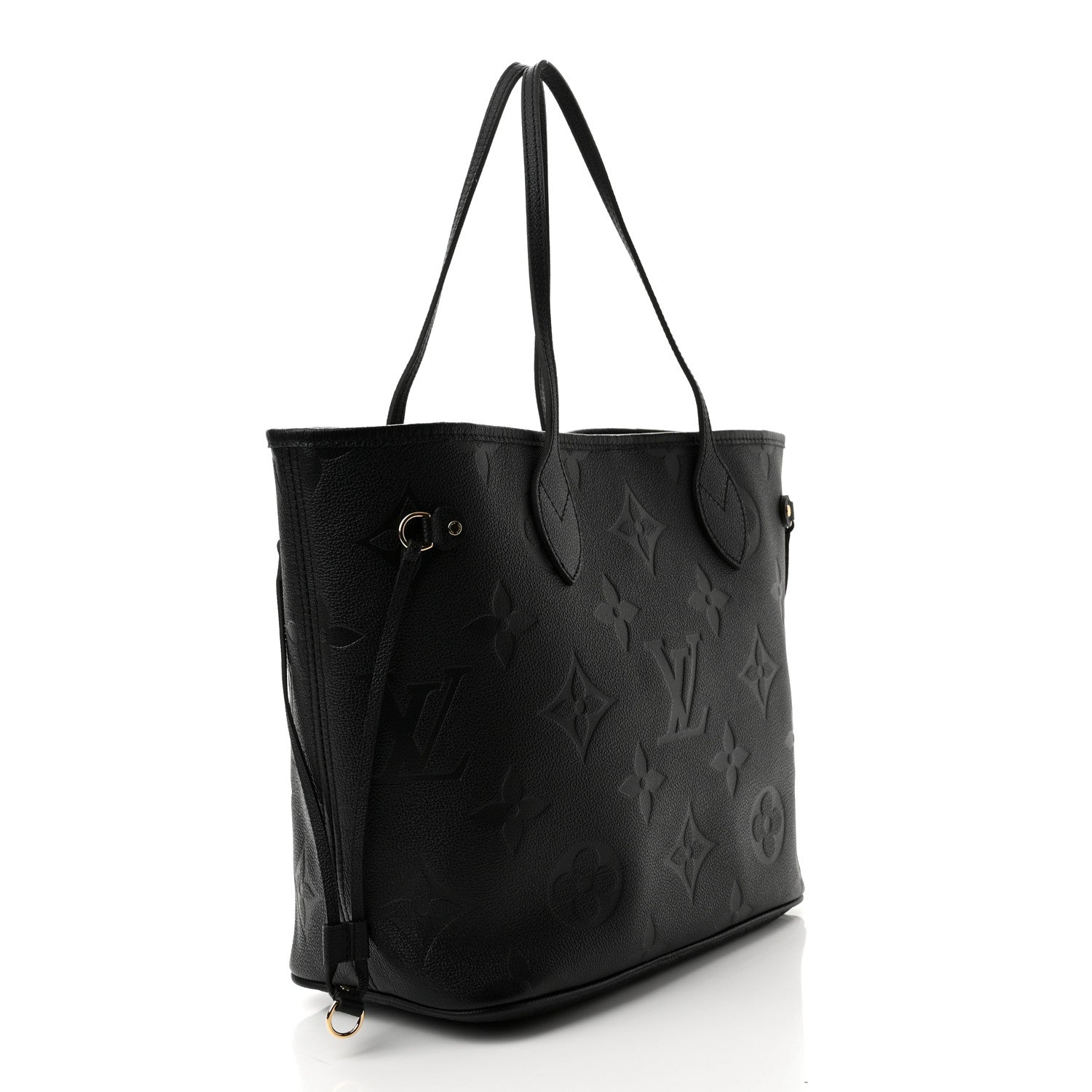 Louis Vuitton Empreinte Monogram Giant Neverfull MM Black 3 of 9