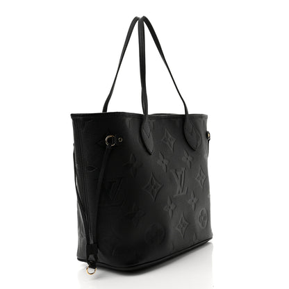 Louis Vuitton Empreinte Monogram Giant Neverfull MM Black 3 of 9