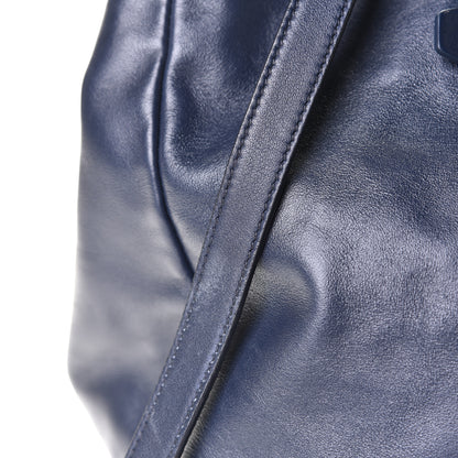 Prada Glace Calfskin Shopping Tote Baltico 6 of 6