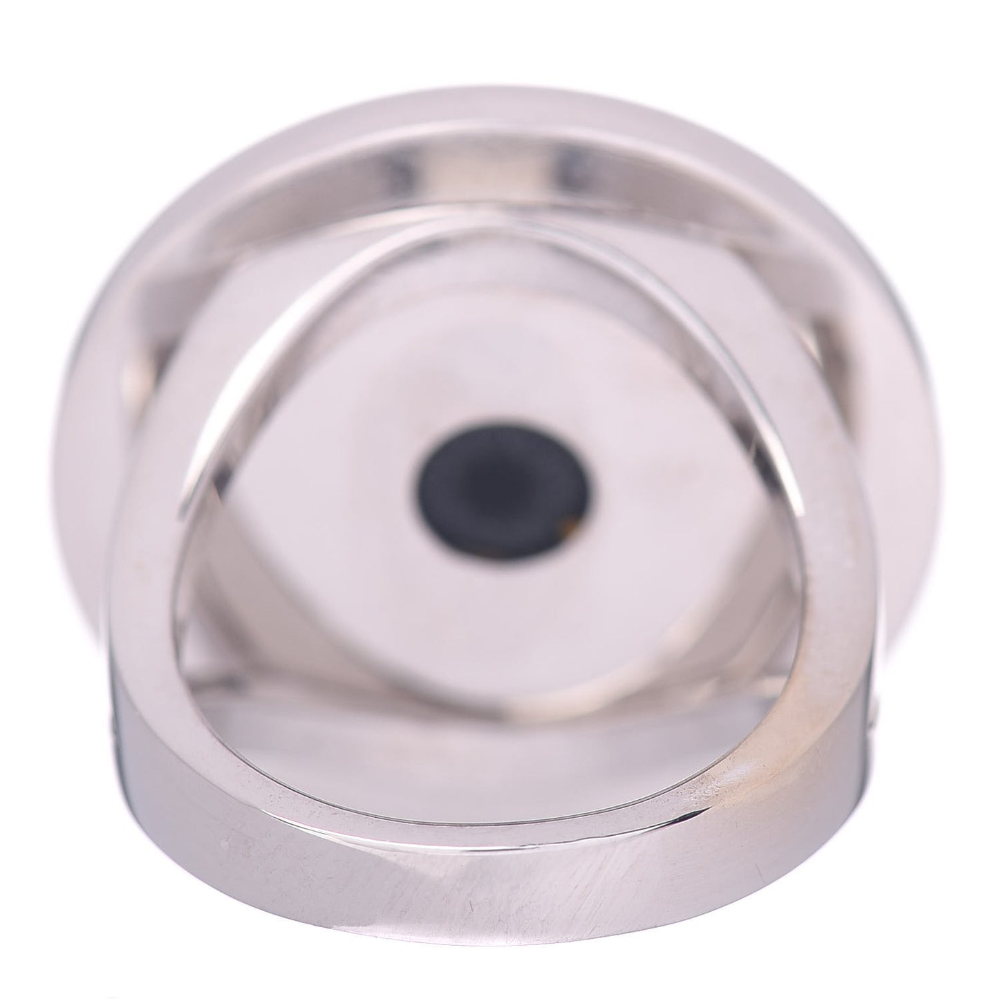 18K White Gold Black Onyx Bvlgari Bvlgari Ring 52 6