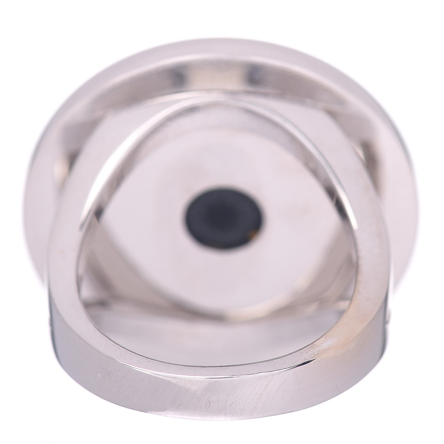 Bulgari 18K White Gold Black Onyx Bvlgari Bvlgari Ring 52 6 4 of 6