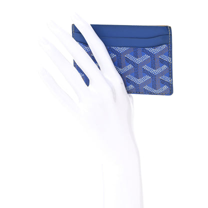 Goyard Goyardine Saint Sulpice Card Holder Sky Blue 2 of 9