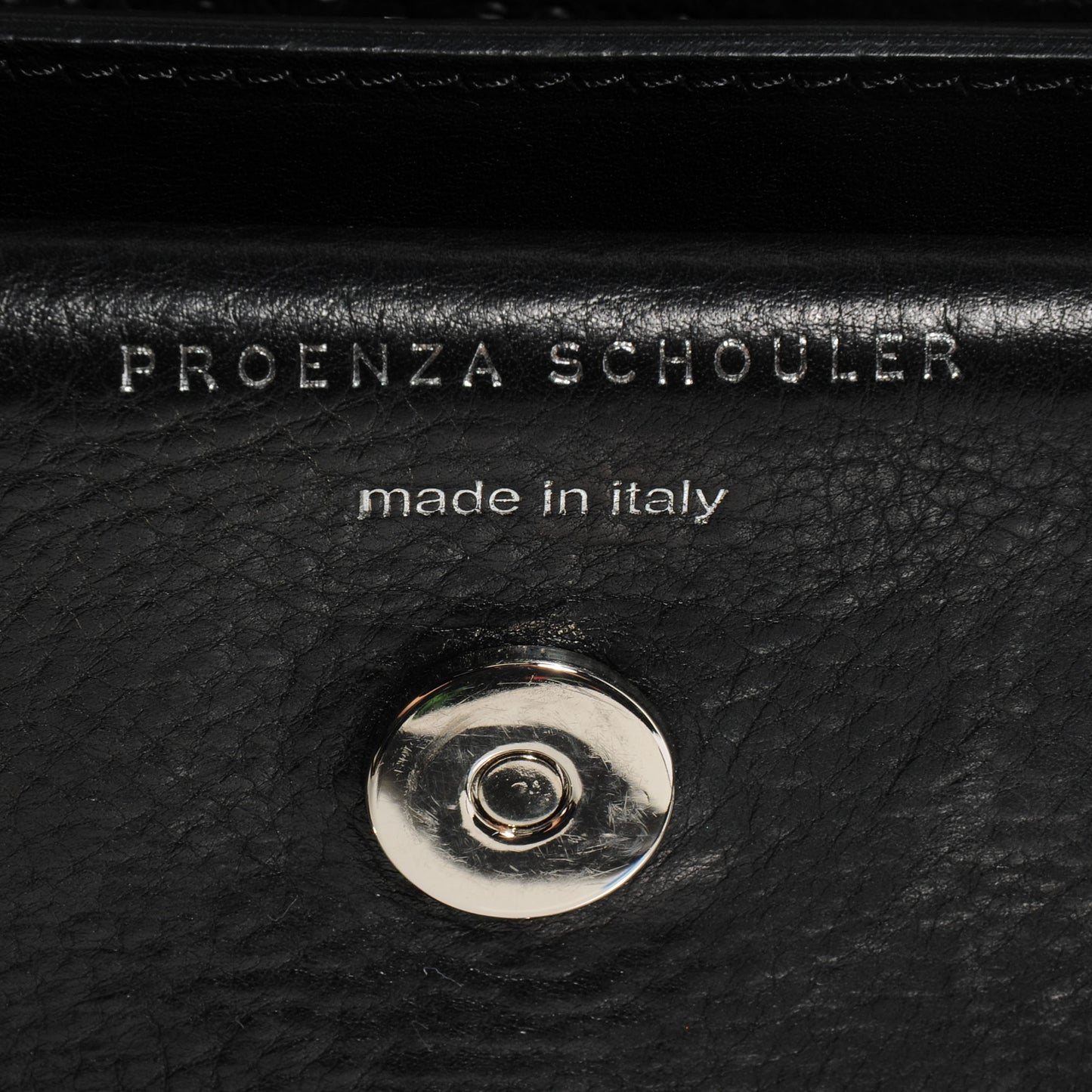 Leather Mini PS11 Classic Shoulder Bag Black