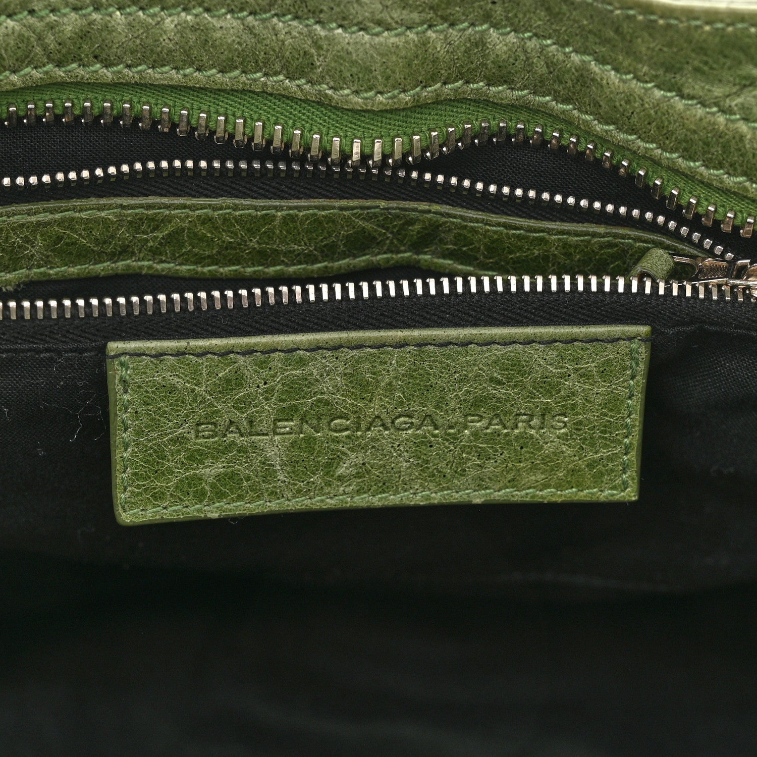 Balenciaga Agneau Giant 21 Silver Hardware City Vert Thyme 6 of 12
