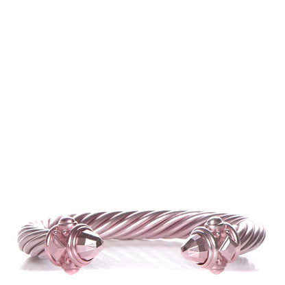 David Yurman Aluminum 10mm Renaissance Cable Bracelet Light Pink 1 of 5