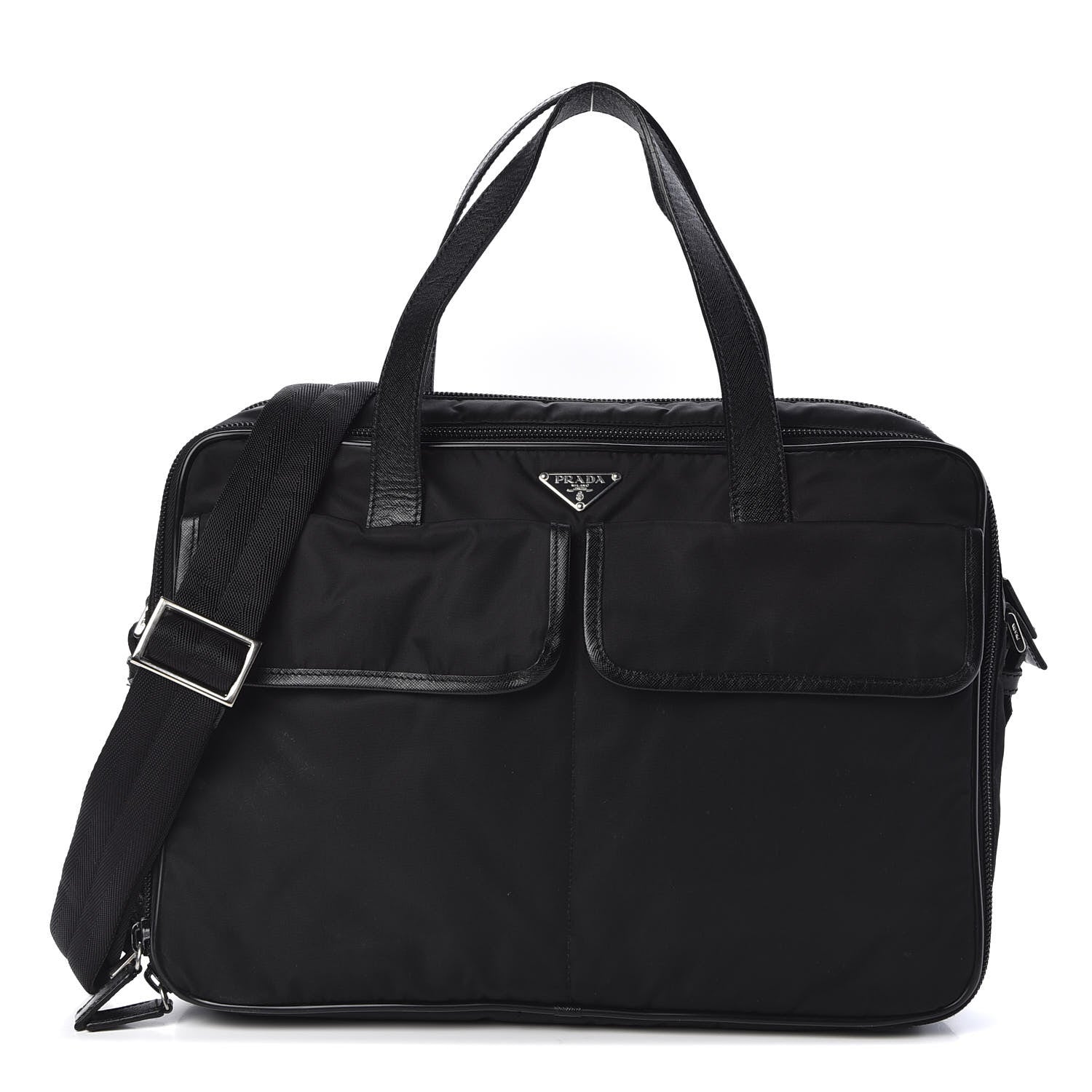 Prada Tessuto Nylon Travel Bag Black 1 of 10
