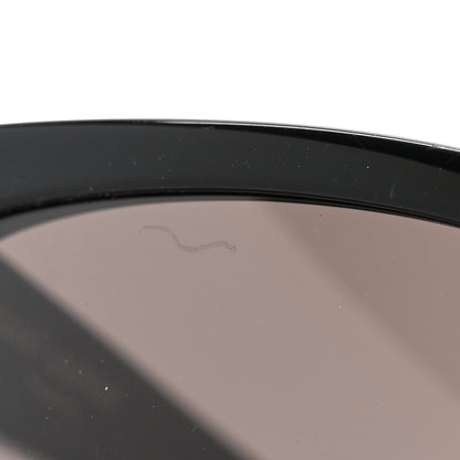 Saint Laurent Acetate Mica Cat Eye Sunglasses SL 276 Black 9 of 10