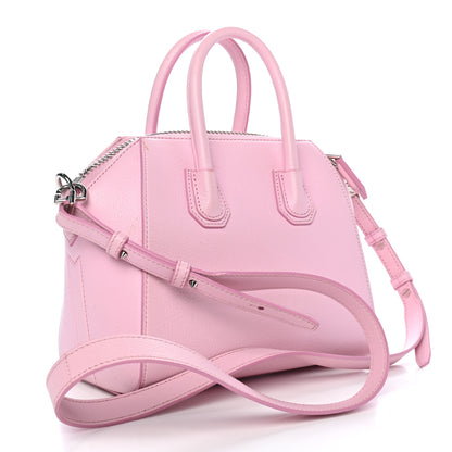 Givenchy Sugar Goatskin Mini Antigona Bright Pink 3 of 9