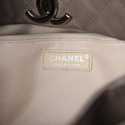 Chanel Iridescent Caviar Medium Lady Pearly Flap Khaki 9 of 12