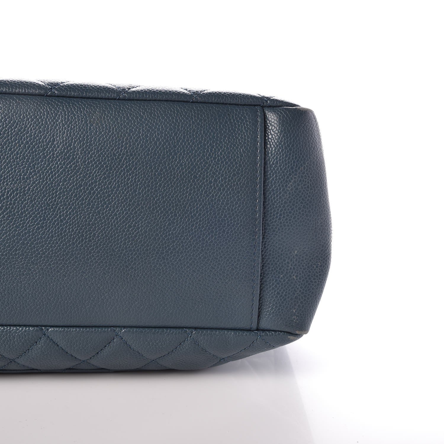 Chanel Caviar Quilted Grand Shopping Tote GST Dark Blue 9 of 11