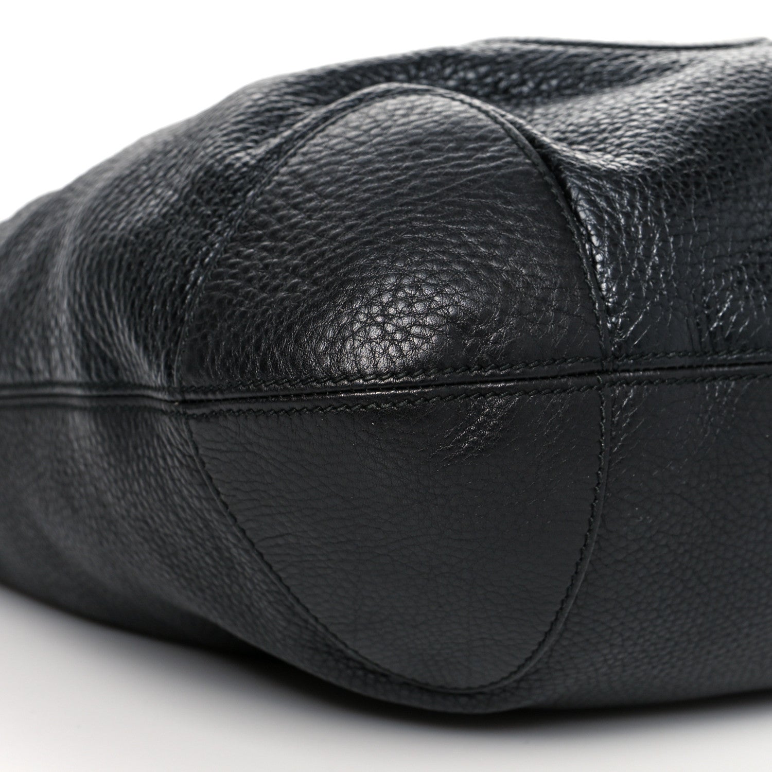 Gucci Pebbled Calfskin Medium Soho Chain Hobo Black 8 of 13
