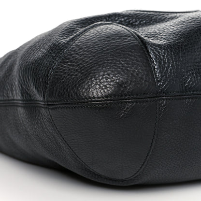 Gucci Pebbled Calfskin Medium Soho Chain Hobo Black 8 of 13