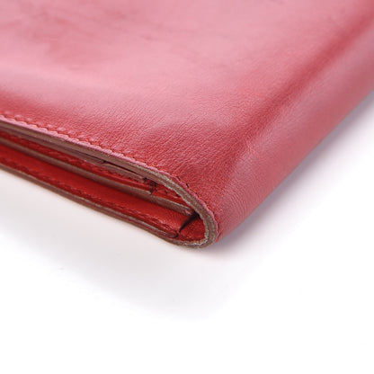 Hermes Box Cadena Wallet Rouge Vif 19 of 29