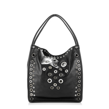 Proenza Schouler Soft Calf Medium Grommet Studded Tote Black 1 of 7