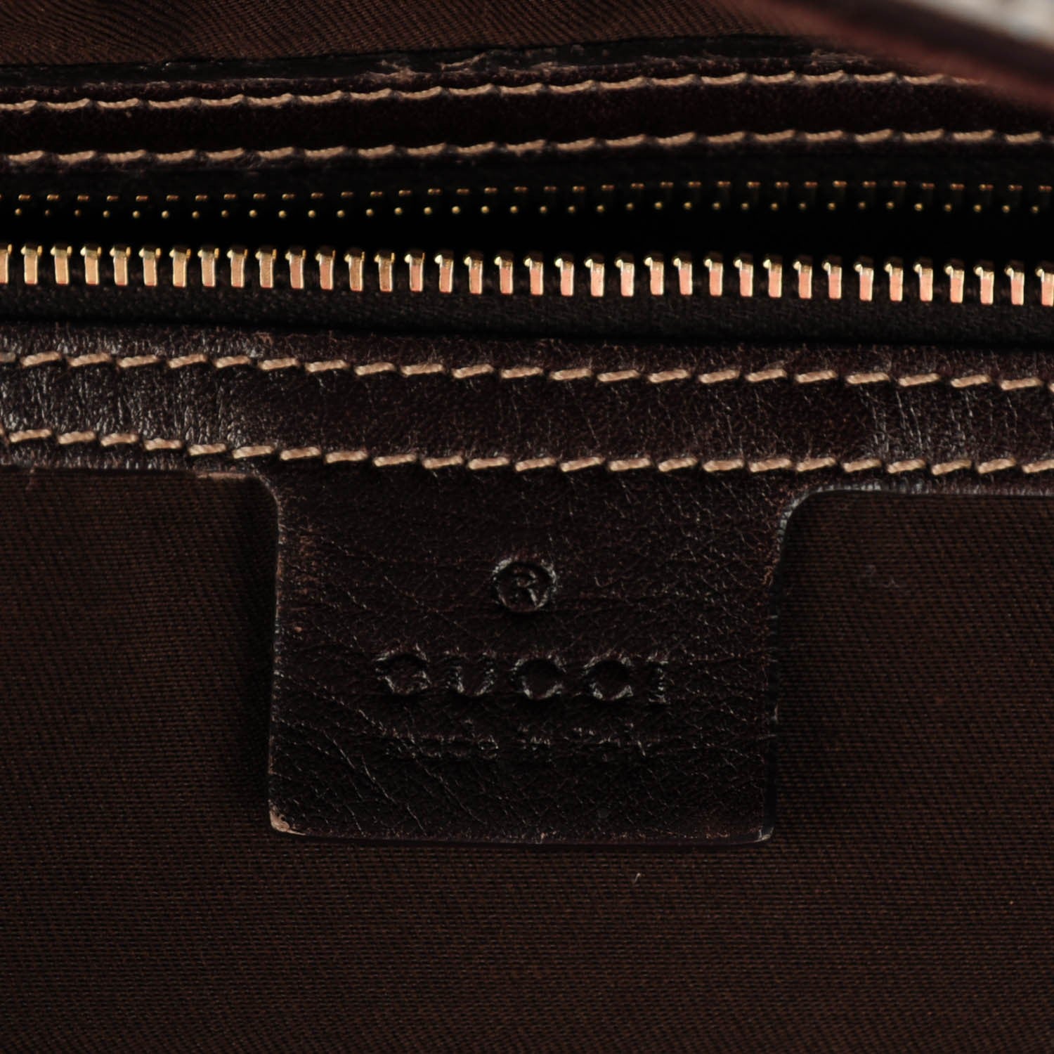 Gucci Monogram Large Wave Hobo Dark Brown 6 of 7