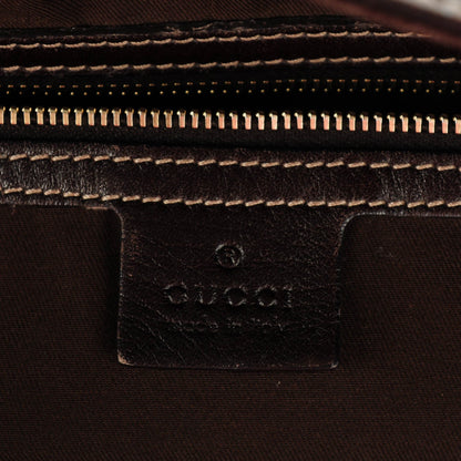 Gucci Monogram Large Wave Hobo Dark Brown 6 of 7