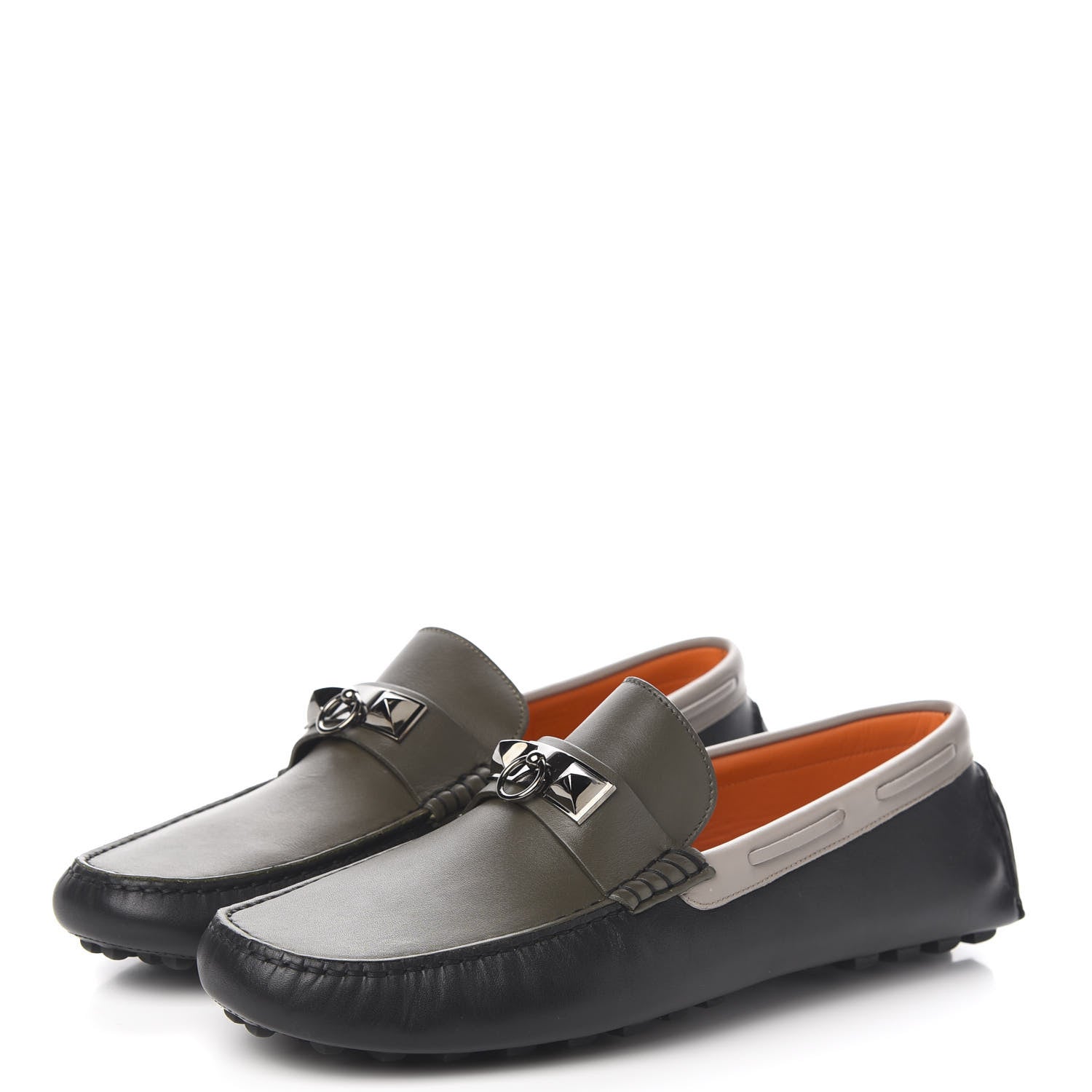 Hermes Supple Calfskin Mens Irving Driving Moccasin Loafers 43.5 3 of 10