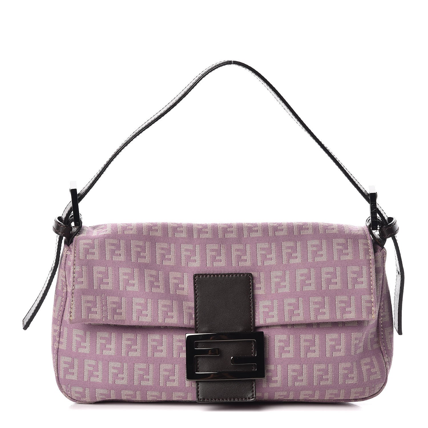 Fendi Zucchino Baguette Purple 1 of 8