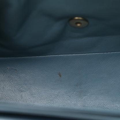 Chanel Lambskin Degrade Quilted Jumbo Single Flap Light Blue 11 of 17