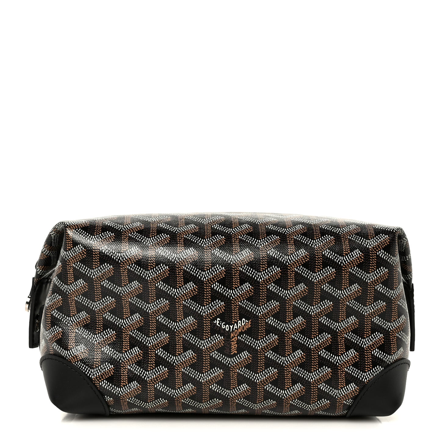 Goyardine Boeing 25 Trousse de Toilette Black