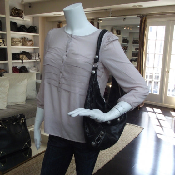 Balenciaga Chevre Giant Hobo GSH Black 2 of 10