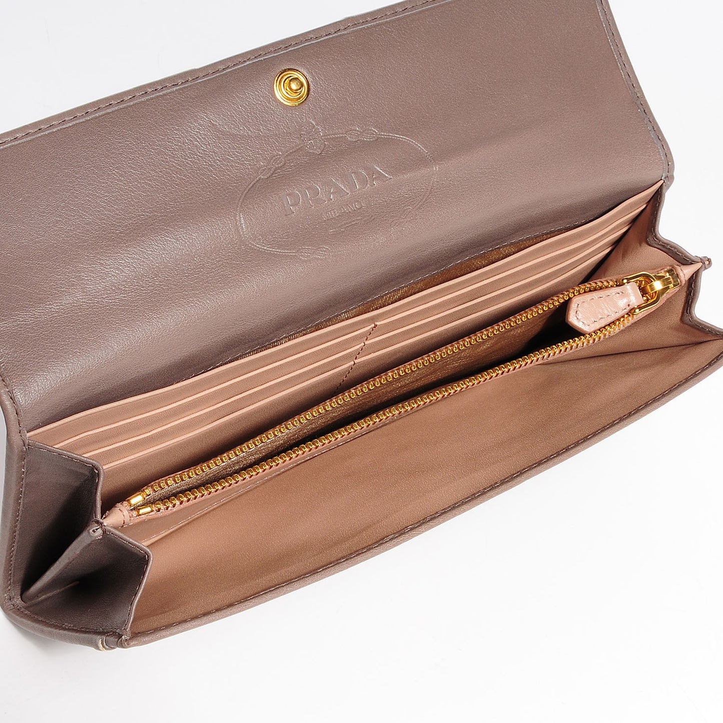 City Calf Long Wallet Argilla