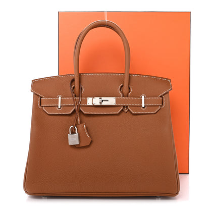 Hermes Togo Birkin 30 Gold 11 of 11