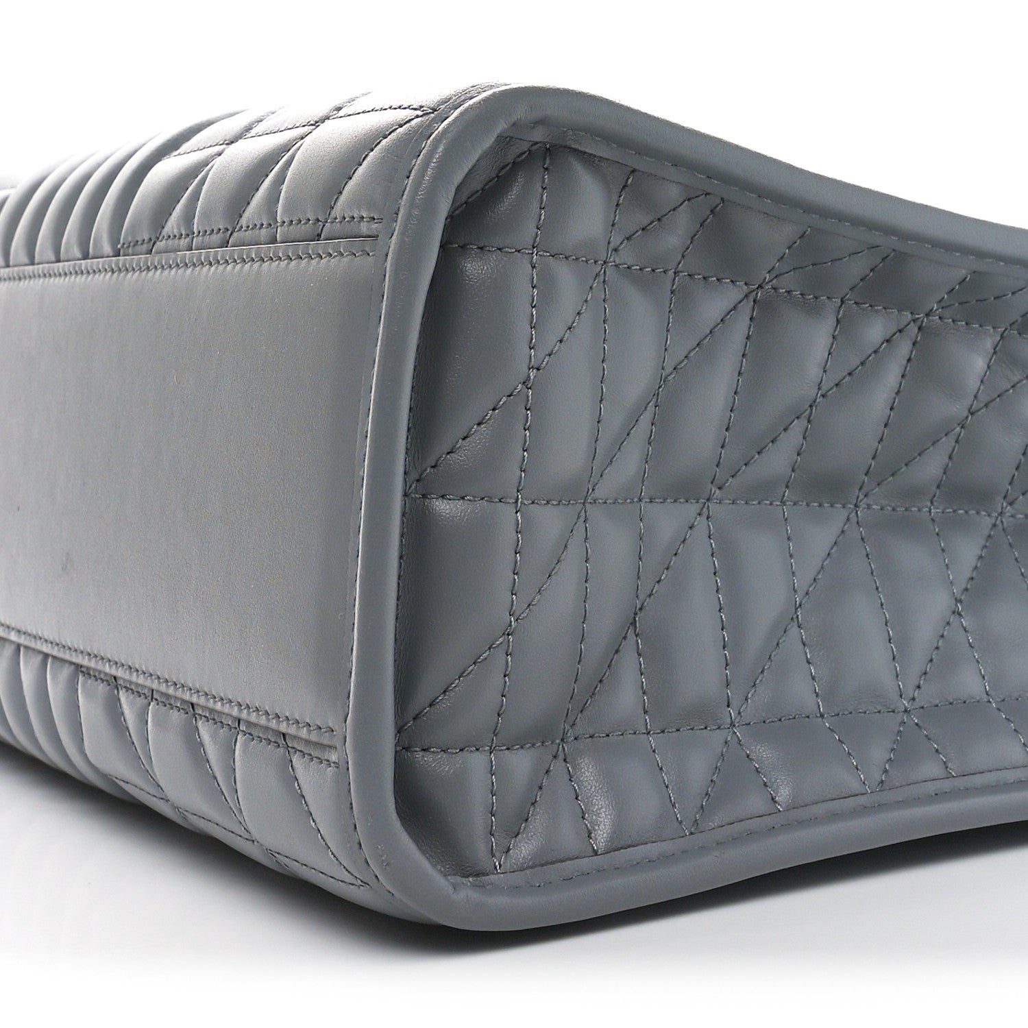 Gucci Calfskin Matelasse Aria Medium GG Marmont Shoulder Tote Deep Grey 10 of 11