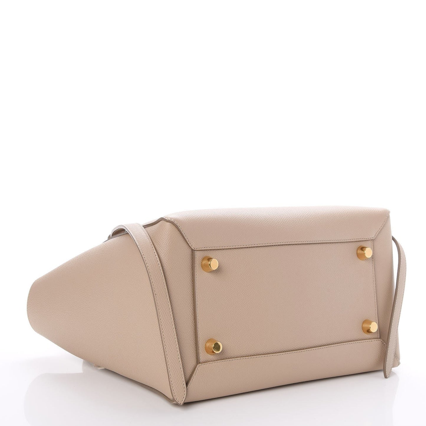 Grained Calfskin Mini Belt Bag Light Taupe