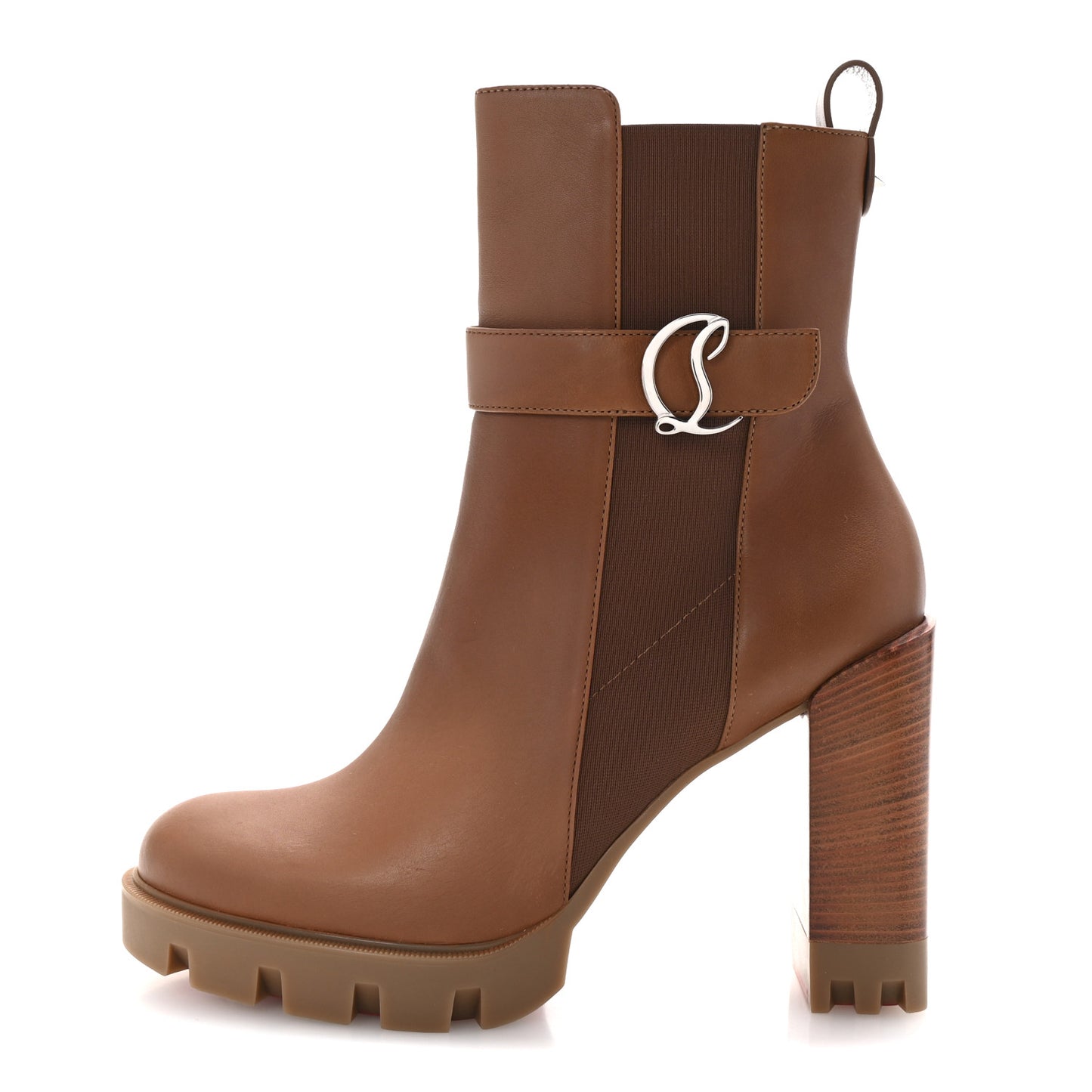 Calfskin CL Chelsea Lug 100 Booty 40 Cuoio