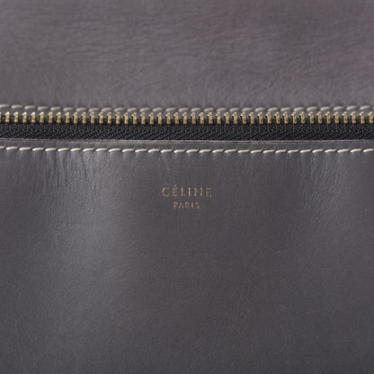 Celine Smooth Calfskin Medium Edge Shoulder Bag Grey 8 of 10