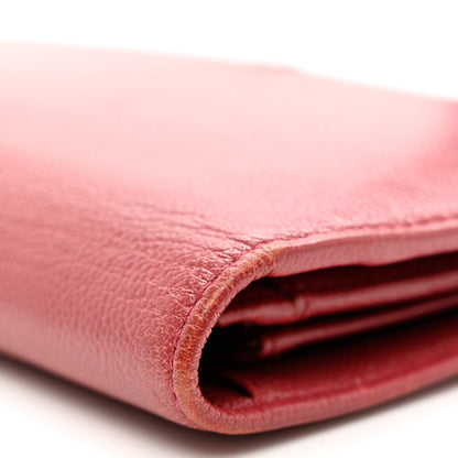Chanel Caviar Sevruga Yen Wallet Pink 11 of 12