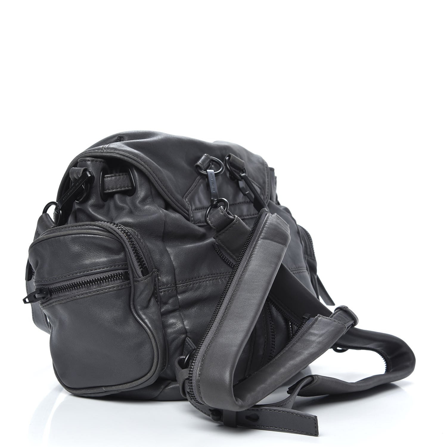 Alexander Wang Lambskin Mini Marti Backpack Grey 2 of 10