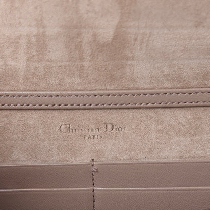 Christian Dior Grained Calfskin Diorama Wallet on Chain Pouch Nude 8 of 12