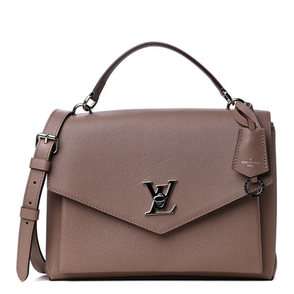 Louis Vuitton Soft Calfskin My Lockme Top Handle Taupe Glace 1 of 4