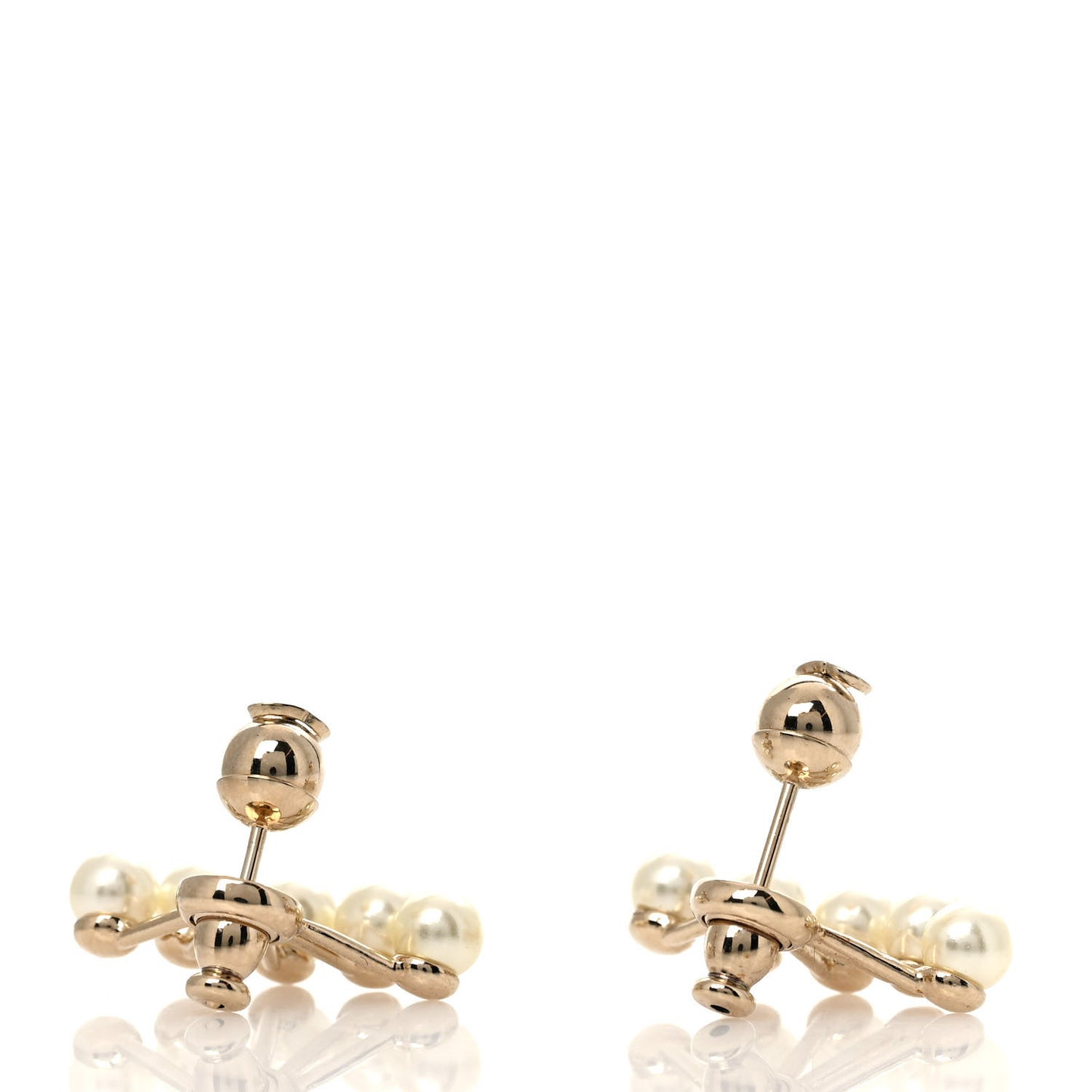 Pearl Petite CD Earrings Gold