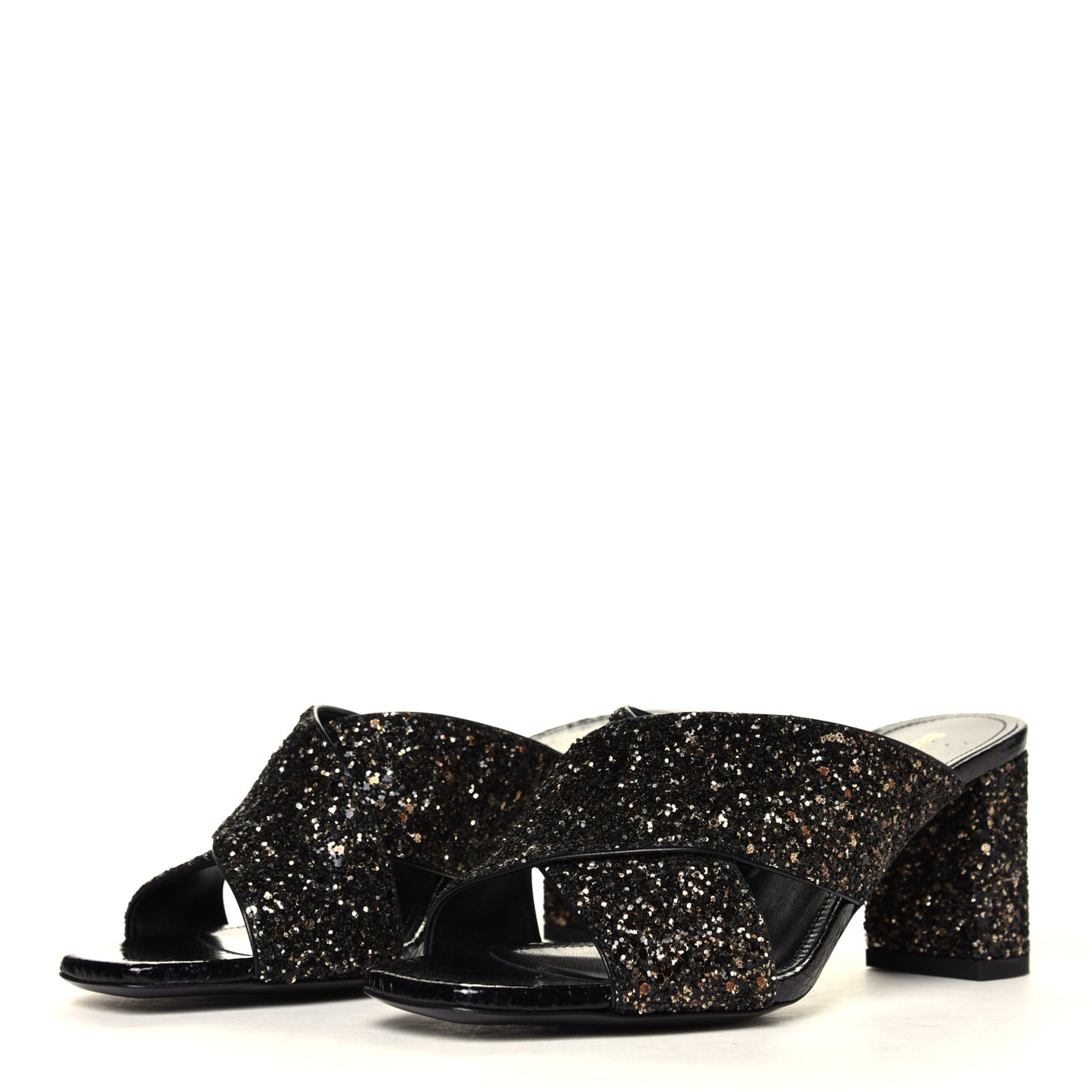 Glitter LouLou Mules 35.5 Black