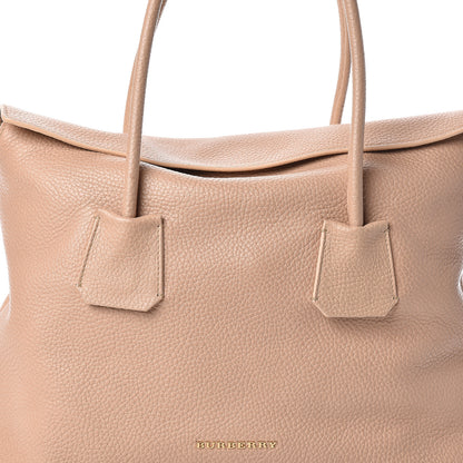 Burberry London Grainy Calfskin Medium Baynard Tote Light Nude 13 of 13