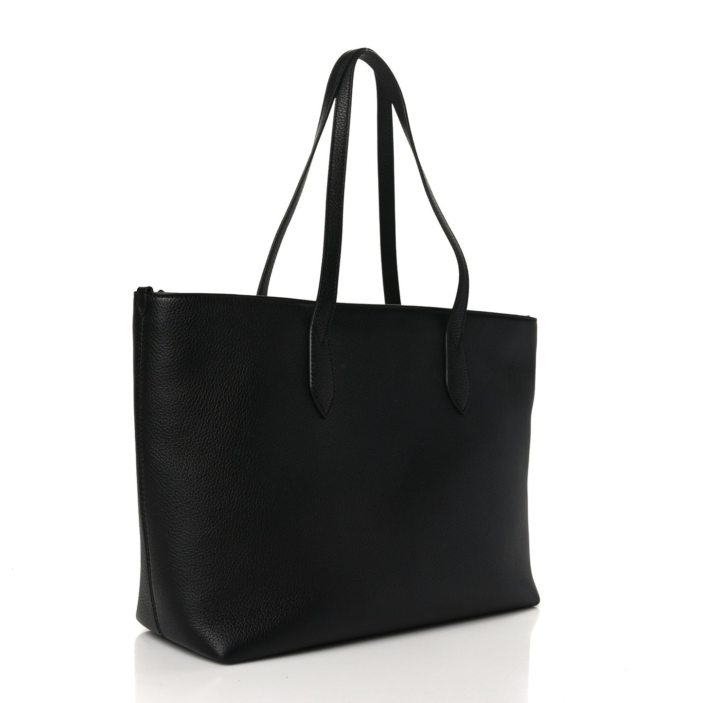 Calfskin Logo Embossed Medium Ardwell Tote Black