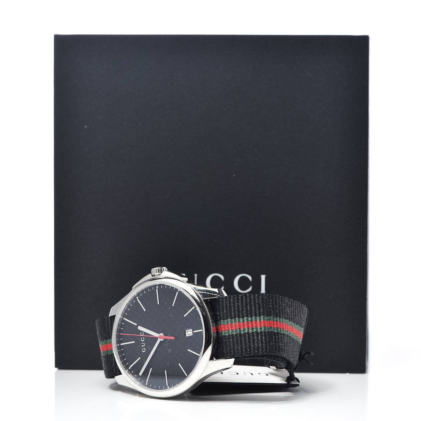Stainless Steel Nylon 40mm G-Timeless Web Quartz Watch Black