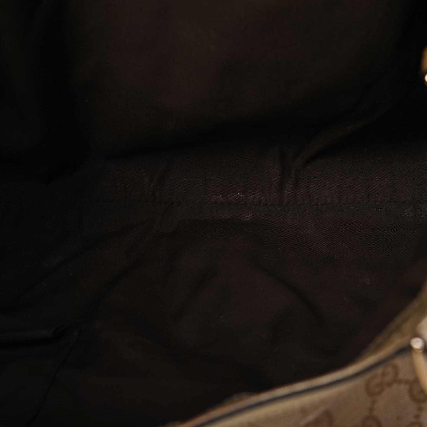 Monogram Large D Gold Hobo Metallic Gold
