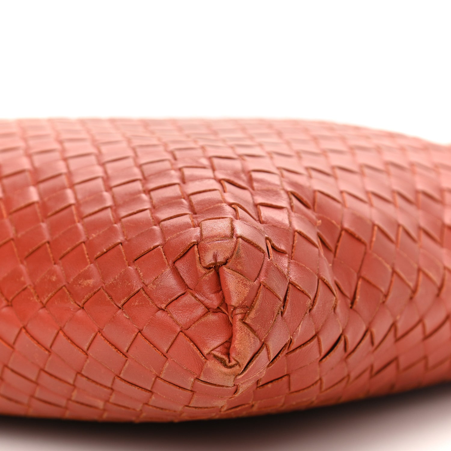 Bottega Veneta Nappa Intrecciato VN Crossbody Messenger Bag Brique 10 of 11