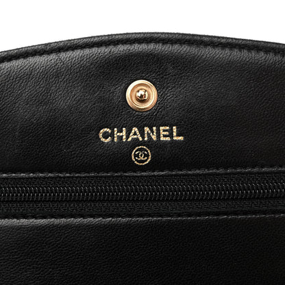 Chanel Caviar Timeless CC Wallet on Chain WOC Black 6 of 13