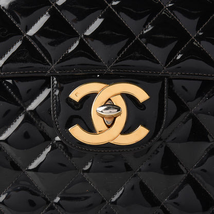 Chanel Patent Quilted Backpack Black 8 of 8