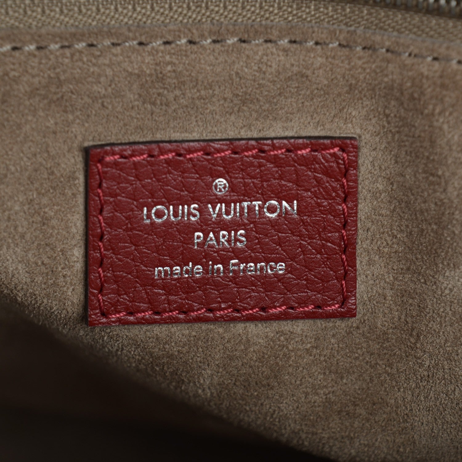 Louis Vuitton Cuir Taurillon Soft Lockit PM Griotte 5 of 7