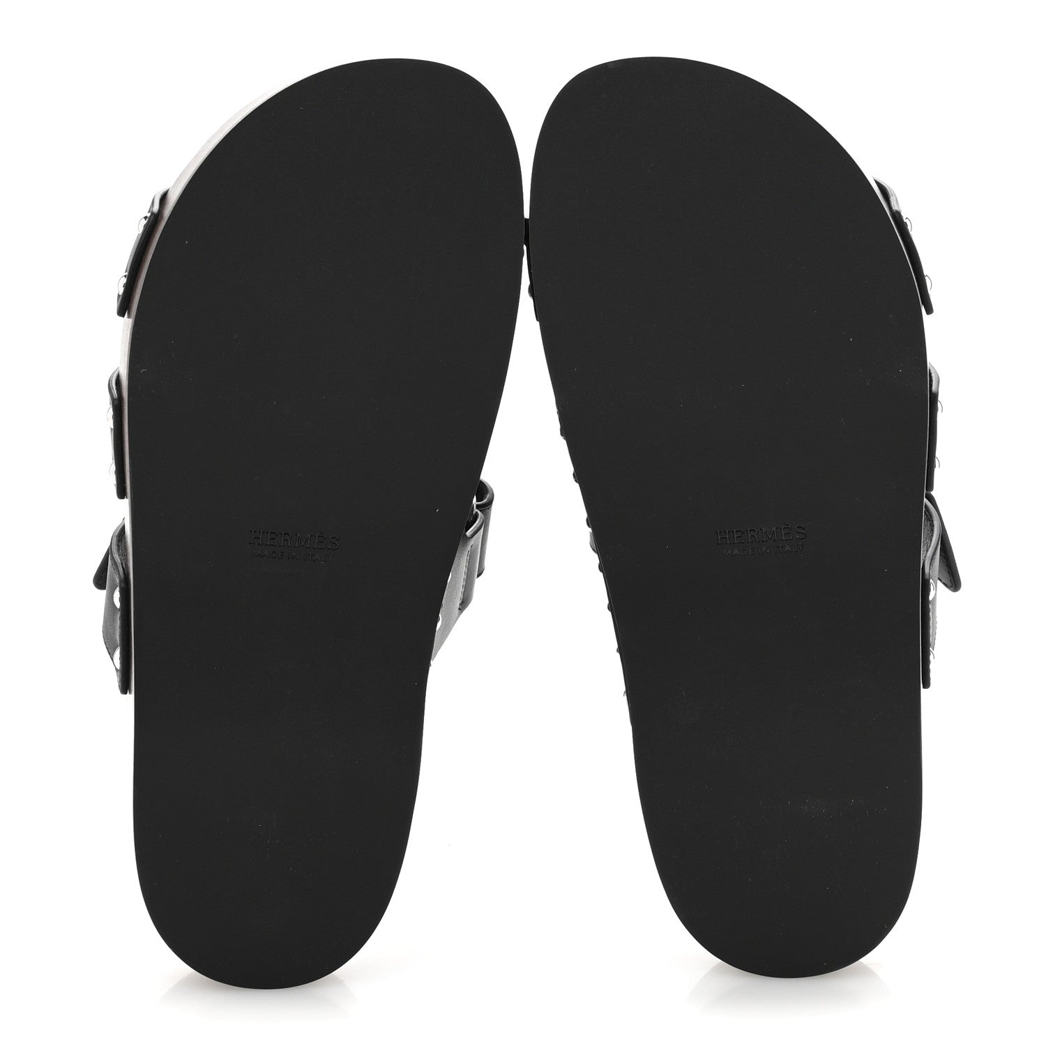 Hermes Calfskin Womens Kos Clog 38 Black 6 of 10