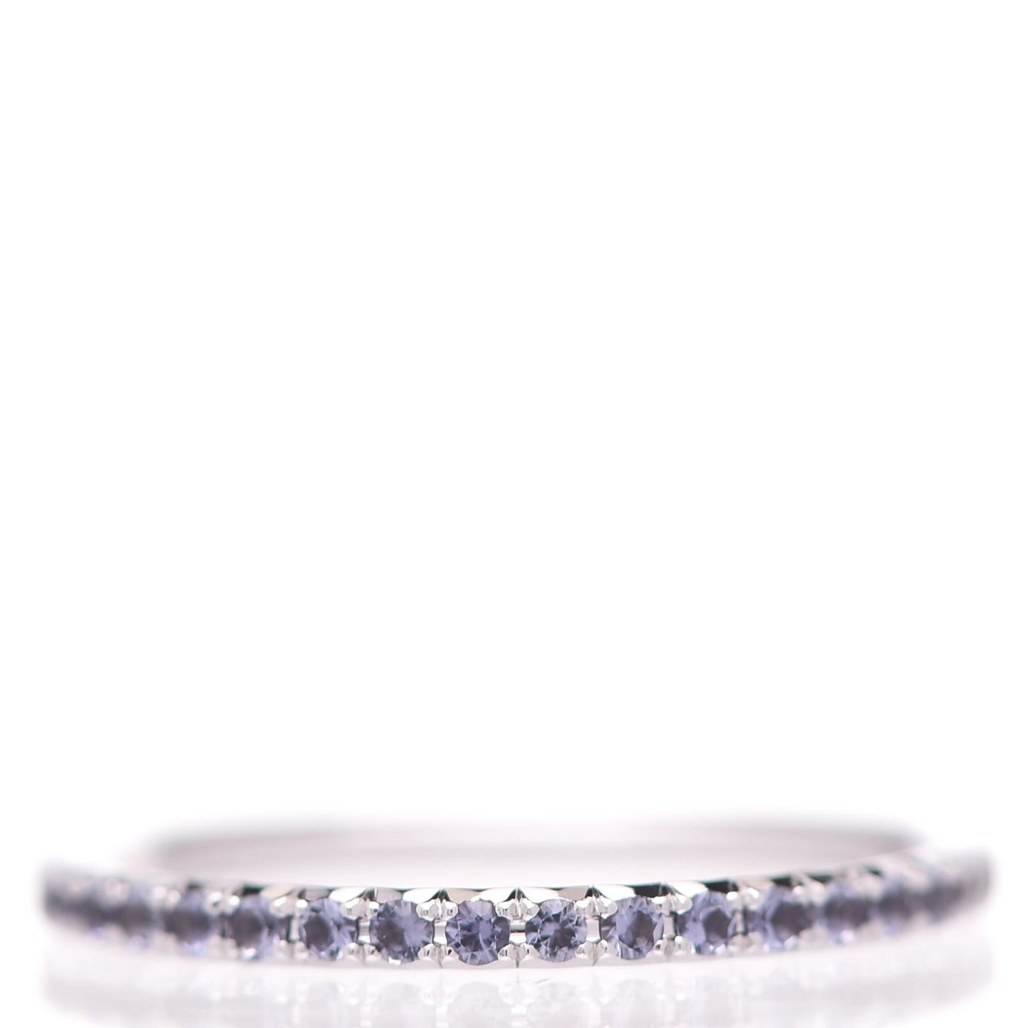 18K White Gold Iolite Metro Ring 48 4.5