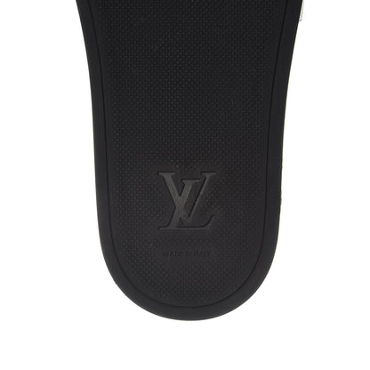Louis Vuitton Rubber Monogram Mens Waterfront Mules 6 Macassar 8 of 9